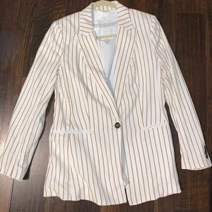 H&M striped blazer. Never been worn!
